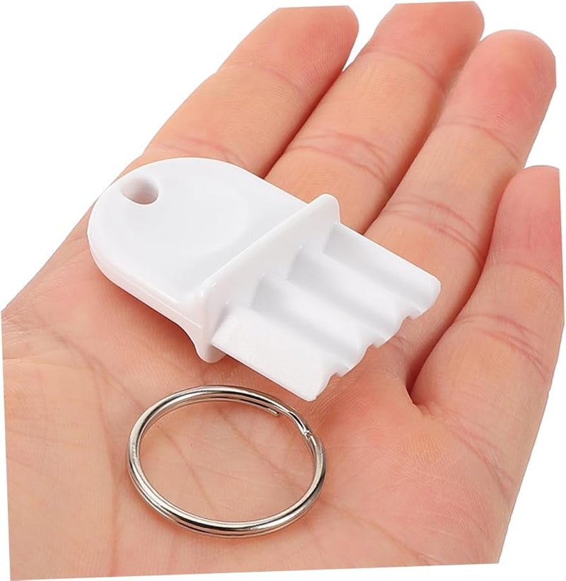 10 Keys For Paper Towel Dispenser With Key Rings Portable For Bathroom Kitchen - Image 4