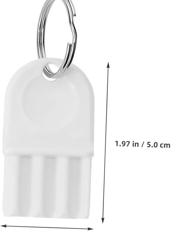 10 Keys For Paper Towel Dispenser With Key Rings Portable For Bathroom Kitchen - Image 3