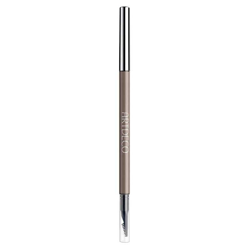 ARTDECO Ultra Fine Brow Liner  Soft Driftwood  Thin TwistOut Tip Creates UltraFine Lines  Integrated Grooming Brush  SmudgeProof  Waterproof  Eyebrow Pencil  Eye Makeup  Vegan  003 Oz