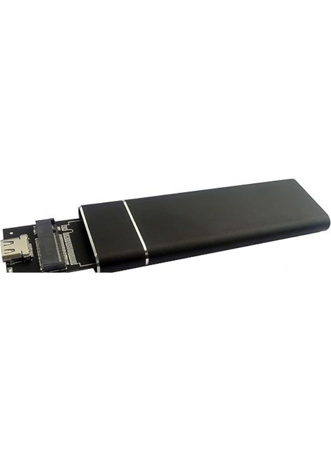 علبة SSD NGFF/M.2 NVMe من الألومنيوم - محول خارجي USB 3.1 Gen2 بسرعة 10Gbps - يدعم وحدات PCIe M-Key 2242/2260/2280 - Image 2