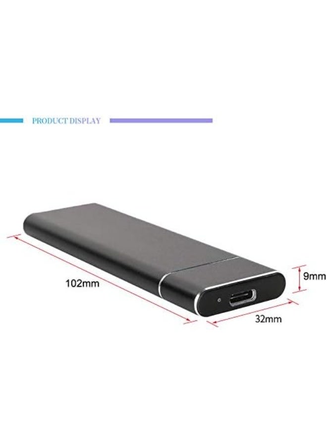 علبة SSD NGFF/M.2 NVMe من الألومنيوم - محول خارجي USB 3.1 Gen2 بسرعة 10Gbps - يدعم وحدات PCIe M-Key 2242/2260/2280 - Image 3