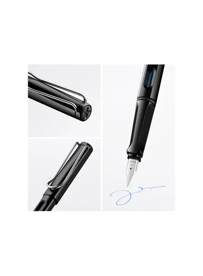 LAMY Lamy Safari Shiny Black Medium Nib (19Bk-M) Black