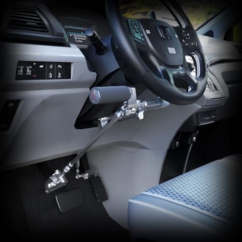 Sylvan Freedom Staff Hand Control Right Angle with Accelerator Lockout Universal Fit, Easy Installation, and Ergonomic Design for Safe Driving, All Parts Compatible with Monarch 1-A Push-Pull Hand Control - Image 4