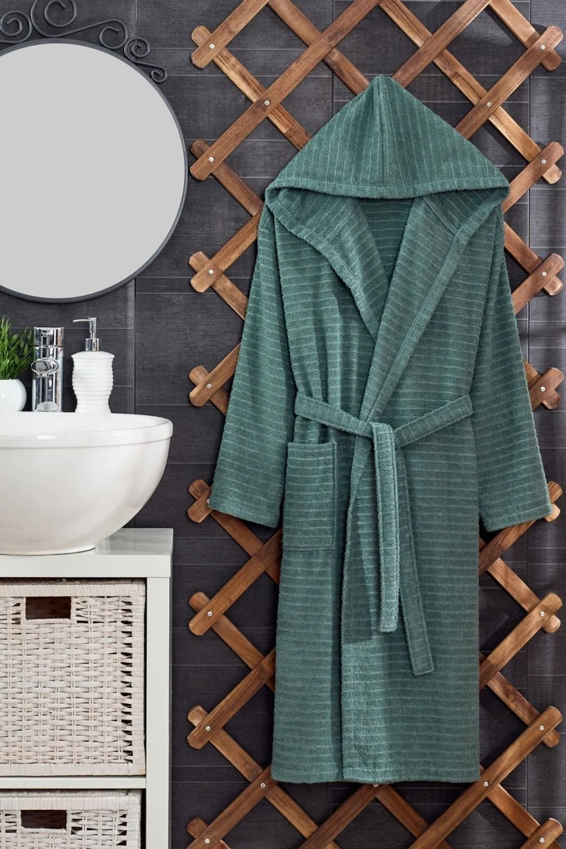 Casnack Quina 2-Piece Hooded Oversize Bathrobe Set