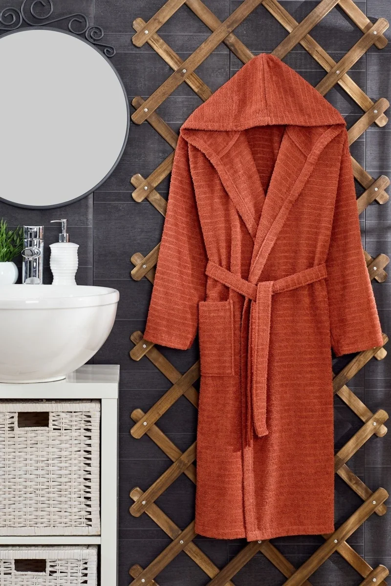 Casnack Quina 2-Piece Hooded Oversize Bathrobe Set