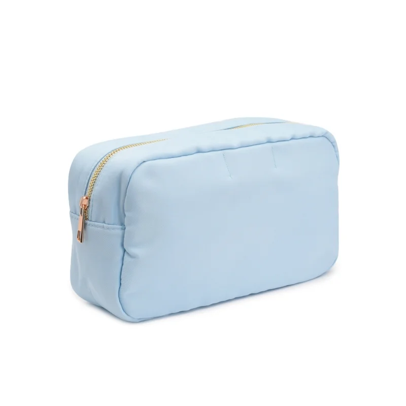 ذا هابي ترايب Personalised Medium Pouch, Baby Blue