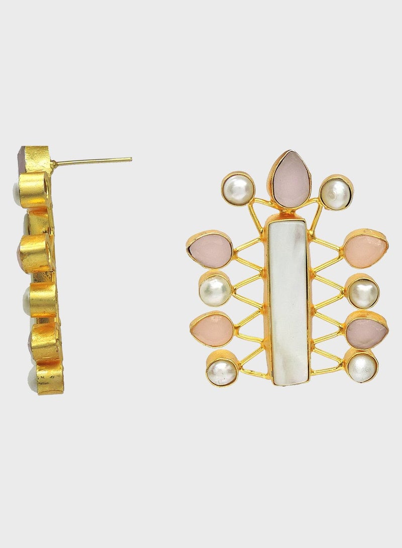 DORI Pyra Embellished Drop Earrings  - Image 2