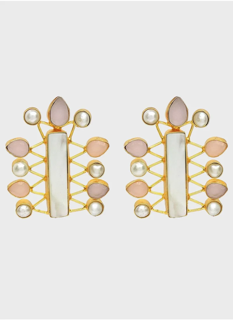 DORI Pyra Embellished Drop Earrings