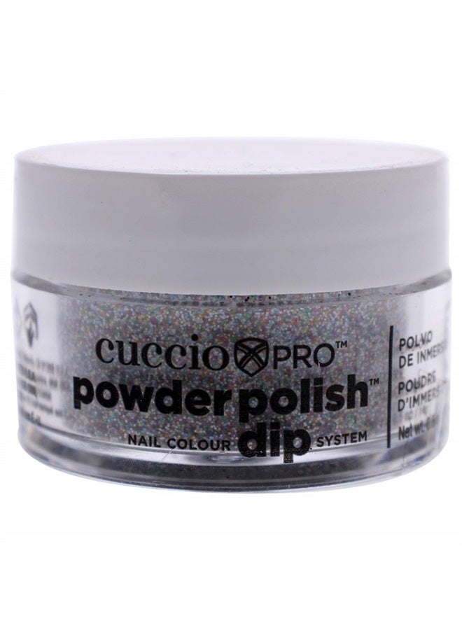 Cuccio Colour Powder Nail Polish - Lacquer For Manicures And Pedicures - Highly Pigmented Powder That Is Finely Milled - Durable Finish, Flawless Rich Color - Easy To Apply - Bling Crystal - 0.5 Oz - Image 1