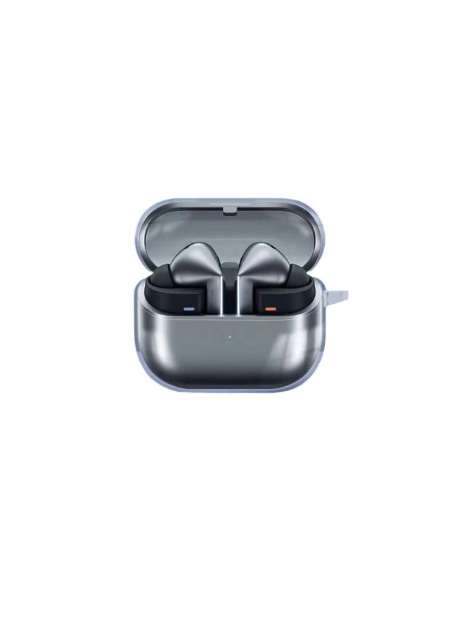 Suitable For Samsung Galaxy Buds3 Buds3Pro+ Bluetooth Headset Protective Cover Earphone Shell L Soft Shell-Color:Transparent Soft Shell + [pearl Bag + Lanyard]-Model:buds3/buds3 Pro  - Image 5