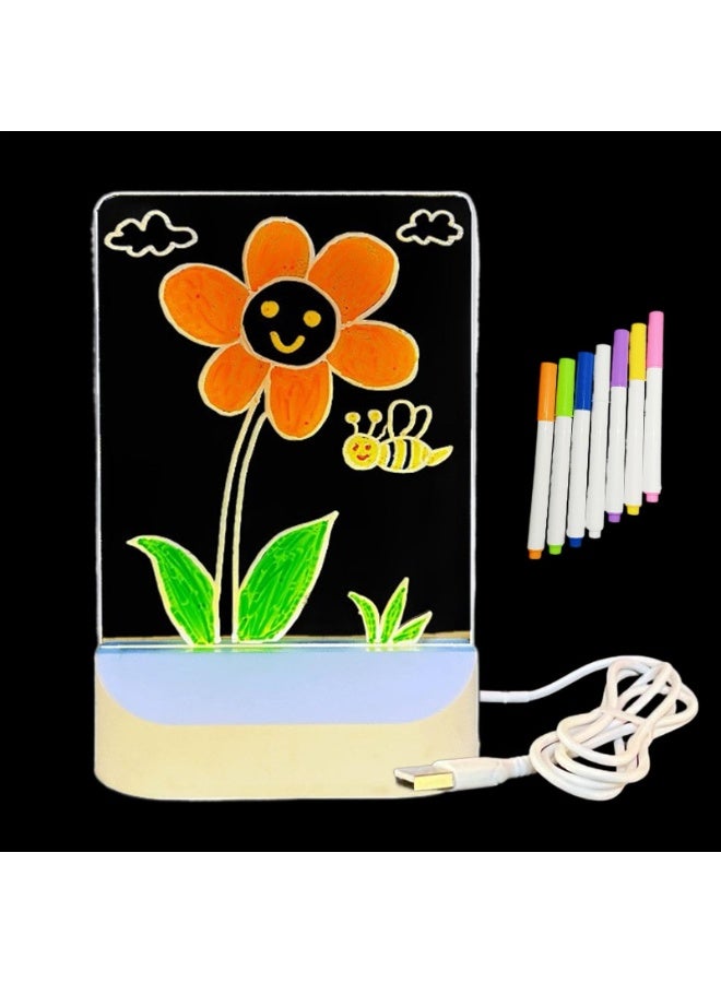 سبورة بيضاء LED للمنزل، سبورة بيضاء LED للمدرسة، سبورة بيضاء LED للمكتب، لوحة رسائل، دفتر ملاحظات ملون، لوحة رسم LED، سبورة كتابة LED للمكتب، دفتر ملاحظات LED، لوحة رسم LED - Image 1