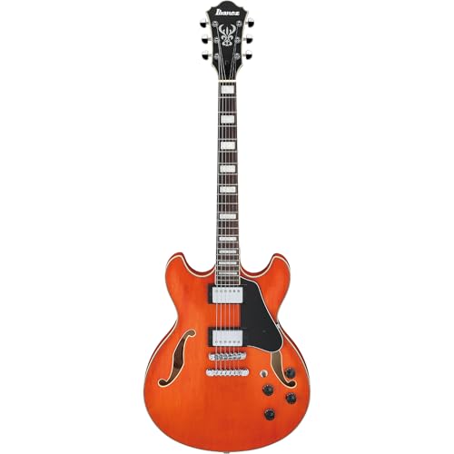 Ibanez AS73 Artcore 6String RightHanded Electric Guitar with Linden Body Nyatoh Neck and Rosewood Fretboard Transparent Tangerine Flat - Image 3