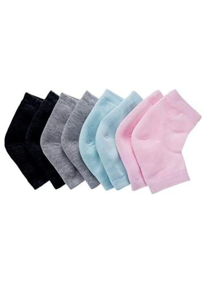 MIRFA 4 Pairs of Moisturizing Heel Socks  - Image 1