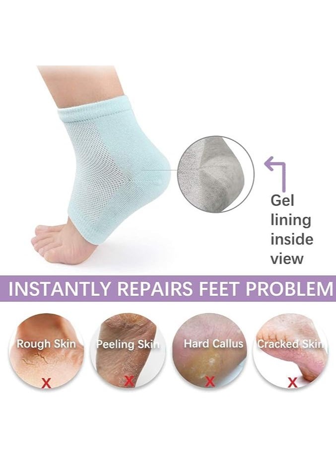 MIRFA 4 Pairs of Moisturizing Heel Socks  - Image 5