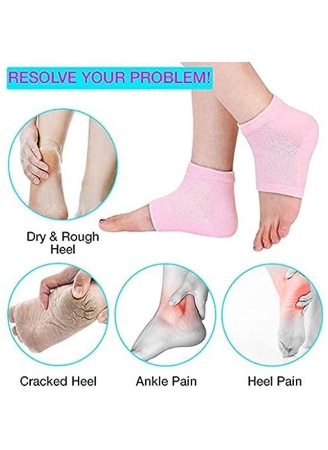 MIRFA 4 Pairs of Moisturizing Heel Socks  - Image 3