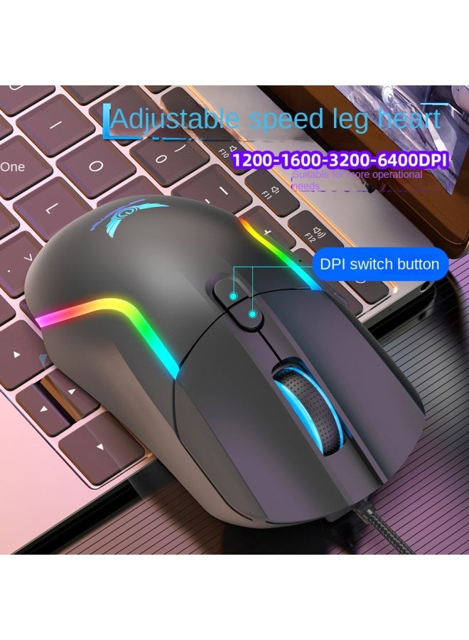 About Zero Point G28 Game Wired Mouse Macro Programming Colorful Rgb Competitive Computer Mouse - Image 2