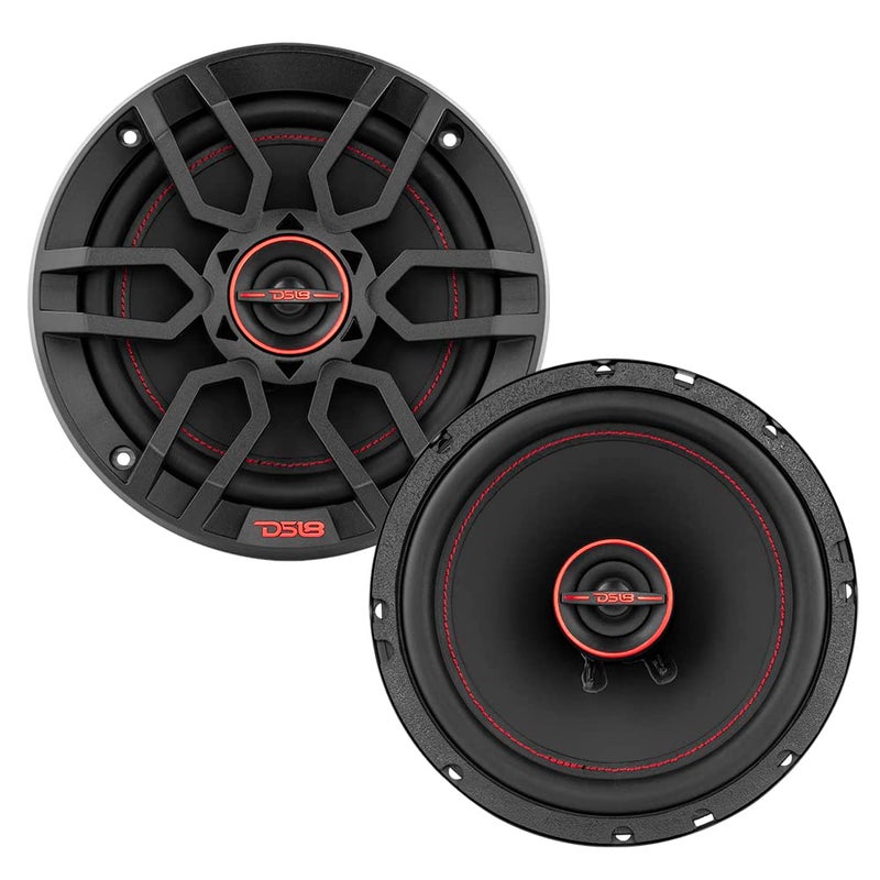 DS18 G6.5Xi GEN-X 6.5" 2-Way Coaxial Speakers 150 Watts Max Power 50 Watts RMS 4-Ohm - Mylar Dome Tweeters with Neodymium Magnet - Grill Included - Great for Car Stereo Sound System - 2 Speakers - Image 5