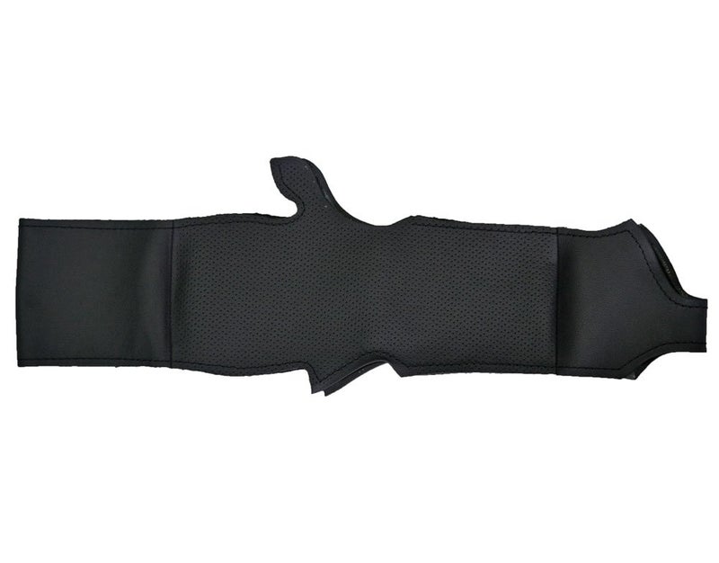 Eiseng DIY Car Stitch Steering Wheel Covers for Chevrolet Chevy Cruze 2011 2012 2013 2014 2015 Interior Accessories 15 inches Sew Black Genuine Leather - Image 3