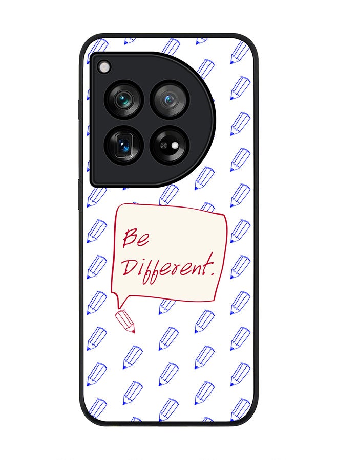Stylizedd Rugged Black edge case for OnePlus 12R / OnePlus Ace 3 5G, Slim fit Soft Case Flexible Rubber Edges Anti Drop TPU Gel Thin Cover -  Be Different - Image 1