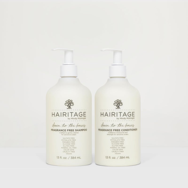 Hairitage Down to the Basics - Chamomile + Sunflower Seed Oil-Infused Shampoo and Hydrating Color-Safe Conditioner - 13 oz - Image 3