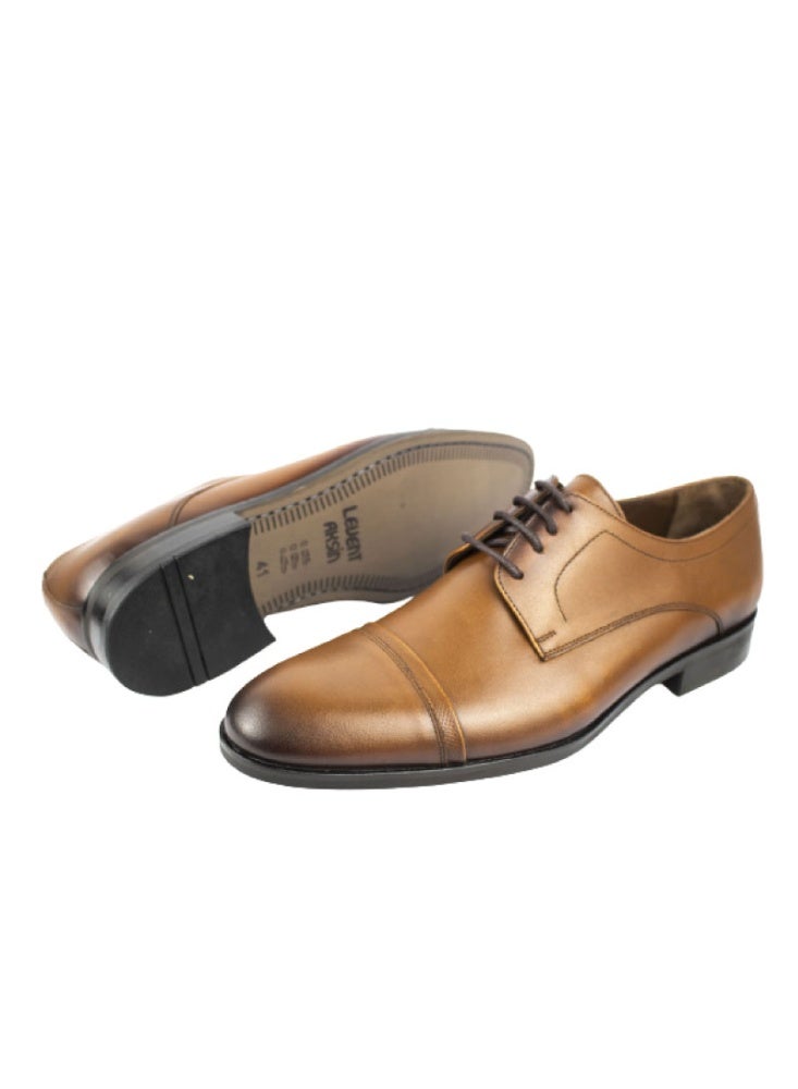 Levent Classic Genuine Leather 
Lace Up Shoes - Image 2