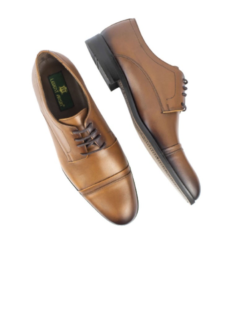 Levent Classic Genuine Leather 
Lace Up Shoes - Image 4