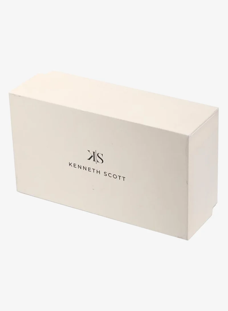 Kenneth Scott Silver Kenneth Scott Men LD53 Movement Watch, Multi Function Display and Stainless Steel Strap - K23123-TBTW, Gold/Silver for Men | Best Price UAE