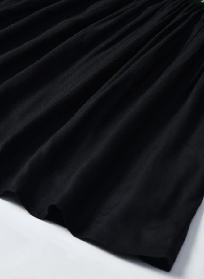 BELLA MODA Floral Embroidered Dress - Image 5