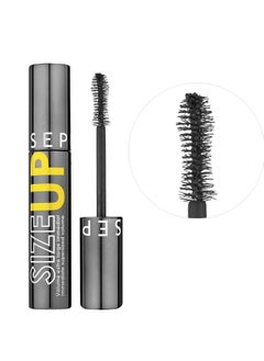 SEPHORA COLLECTION Size Up Volumizing Mascara Black 5ml – Ultra-Black, Long-Lasting & Buildable Volume for Fuller Lashes