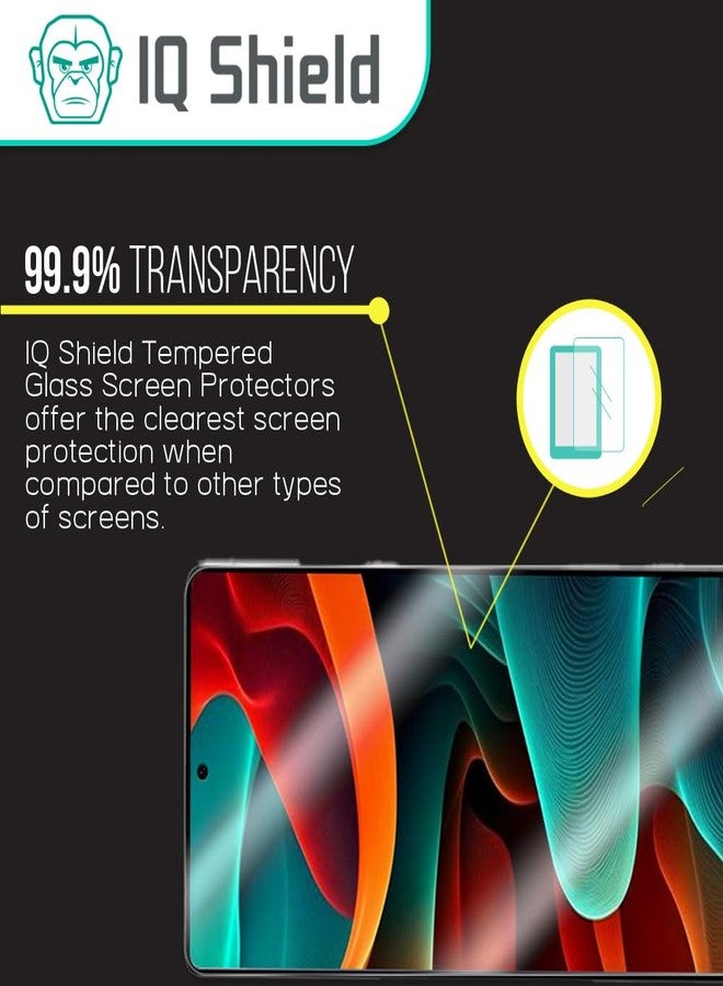 IQShield 3 Pack for Samsung Galaxy S25 Ultra Screen Protector(Case Friendly) Easy Install, Clear Tempered Glass HD and Transparent Shatter-Proof Shield, Anti-Scratch 99% Touch Accuracy - Image 5