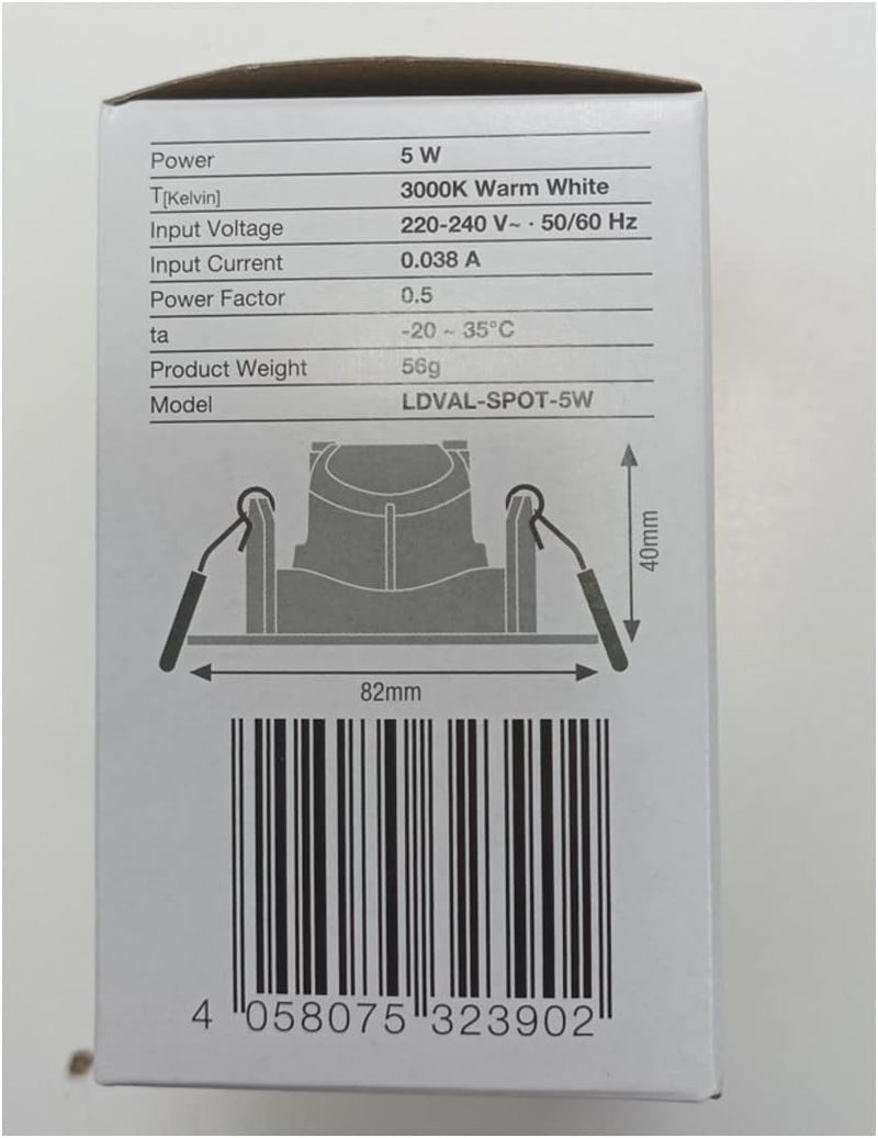 LEDVANCE LEDVANCE Osram 5W Adjustable LED Spot Light - Image 3