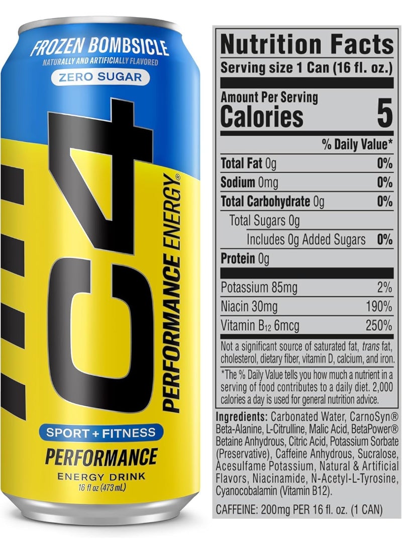 C4 مشروب الطاقة المجمد بومبسيكل - Image 4