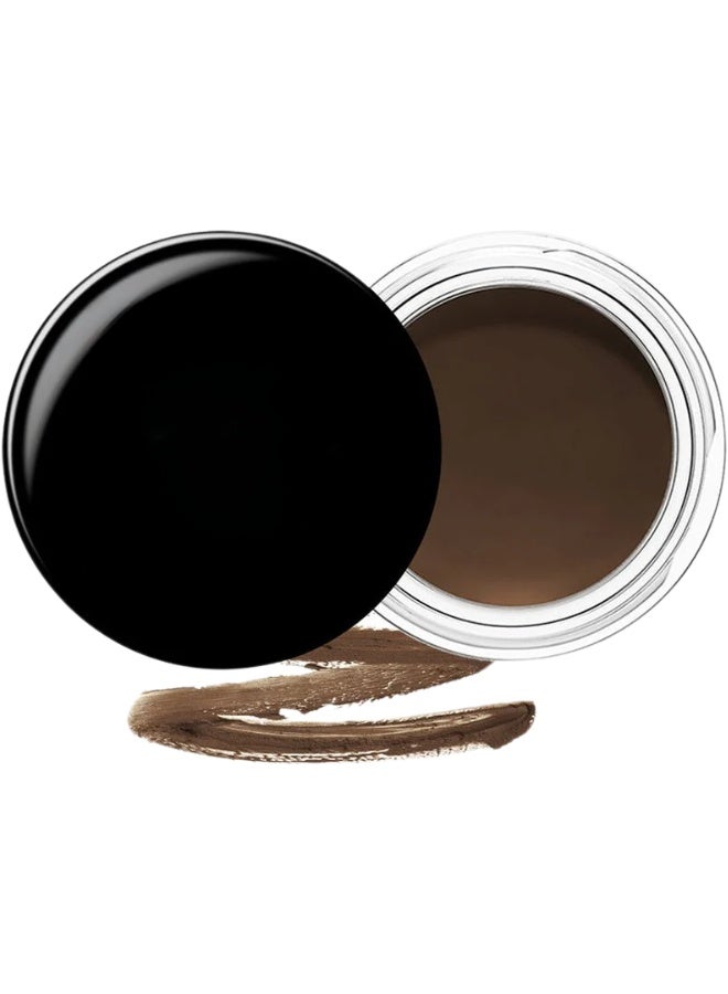 جل حواجب مقاوم للماء بلون بني متوسط – بوميد حواجب بتركيبة عالية الصبغة لتحديد وملء الحواجب، مقاوم للتلطخ يدوم طويلًا، ملمس مطفي احترافي - Image 1