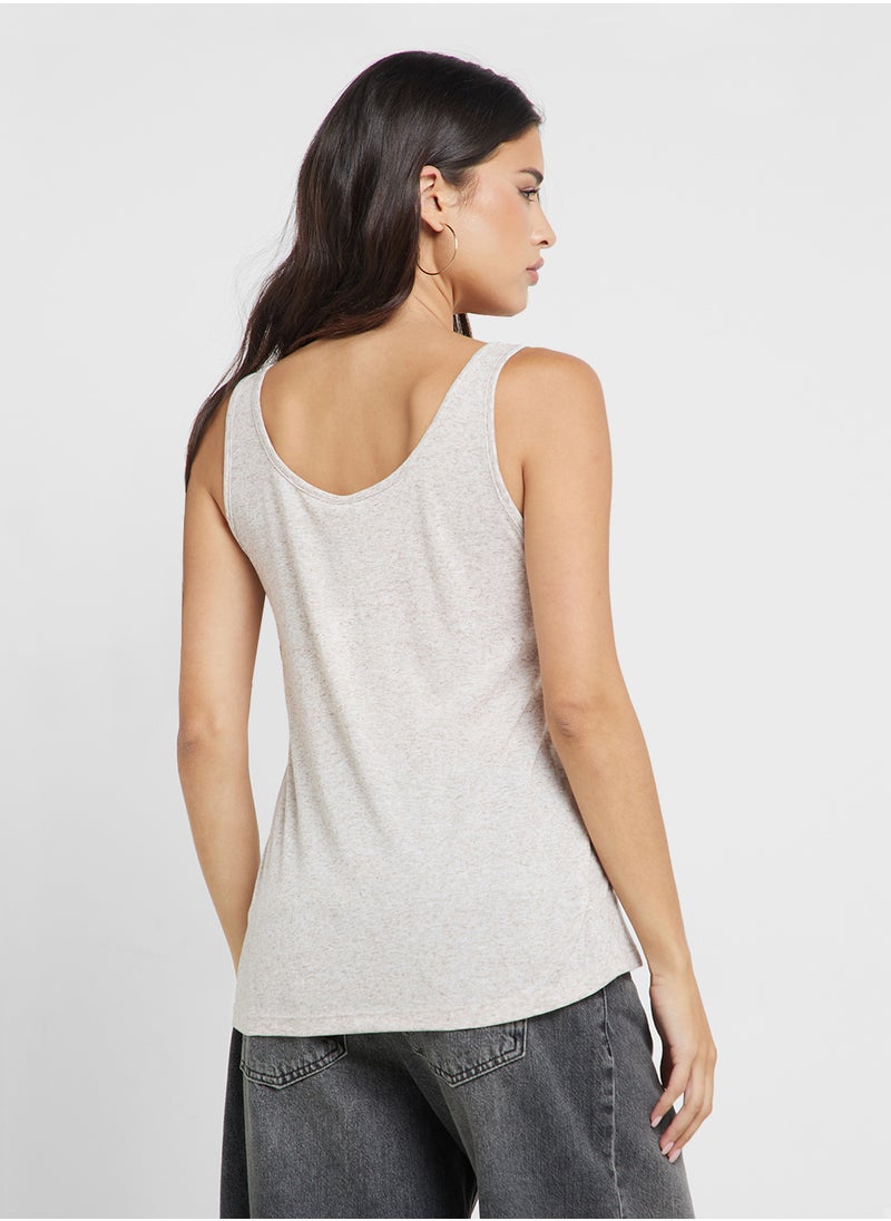 Jacqueline de Yong - Printed Tank Top - Image 1