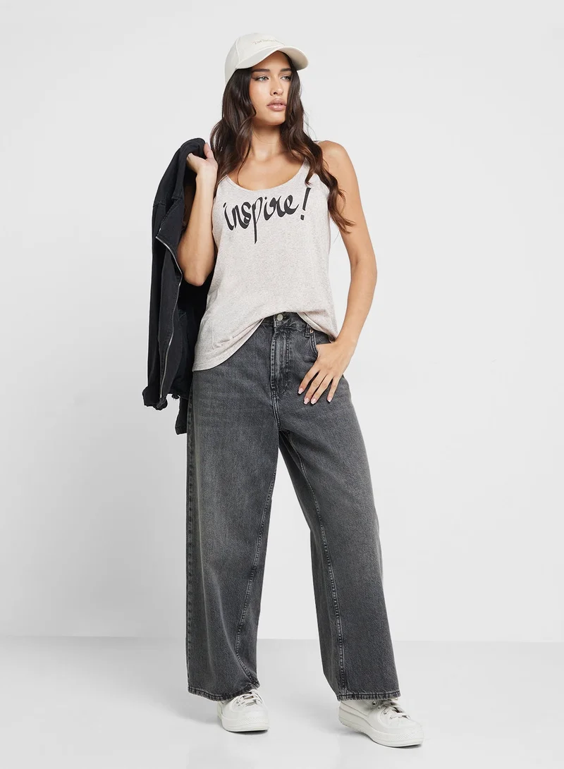 Jacqueline de Yong Printed Tank Top