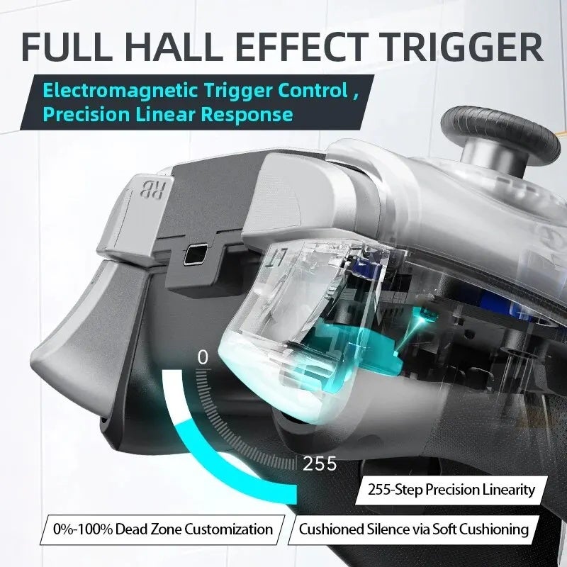 Machenike G5 Pro Elite Wireless Gaming Controller, Hall Trigger Joystick, Mecha-Tactile Buttons, for Switch, PC, Android, iOS - Image 5