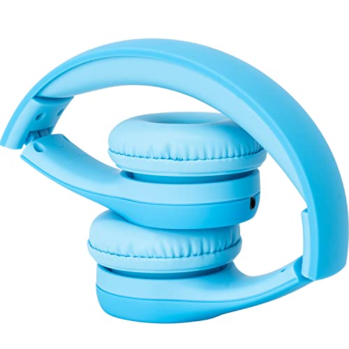 Snug Play+ Kids Headphones – Volume Limited 93dB for Safe Listening – Foldable, Durable Headphones for Toddlers, Boys & Girls – Tangle-Free Cord – Ideal for Travel, School, Tablets - Blue - Image 3
