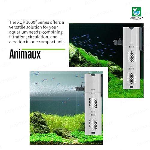 ANIMAUX Sunsun Xiaoli XQP Series Multi-Function Submersible & Ultimate Aquarium Filtration Pump with Crystal Clear 7 Water Clarity (1500f | 20W | 1500L/h | Tank Size: 3-4ft) - Image 3