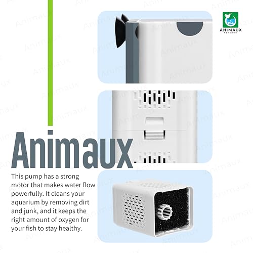 ANIMAUX Sunsun Xiaoli XQP Series Multi-Function Submersible & Ultimate Aquarium Filtration Pump with Crystal Clear 7 Water Clarity (1500f | 20W | 1500L/h | Tank Size: 3-4ft) - Image 5