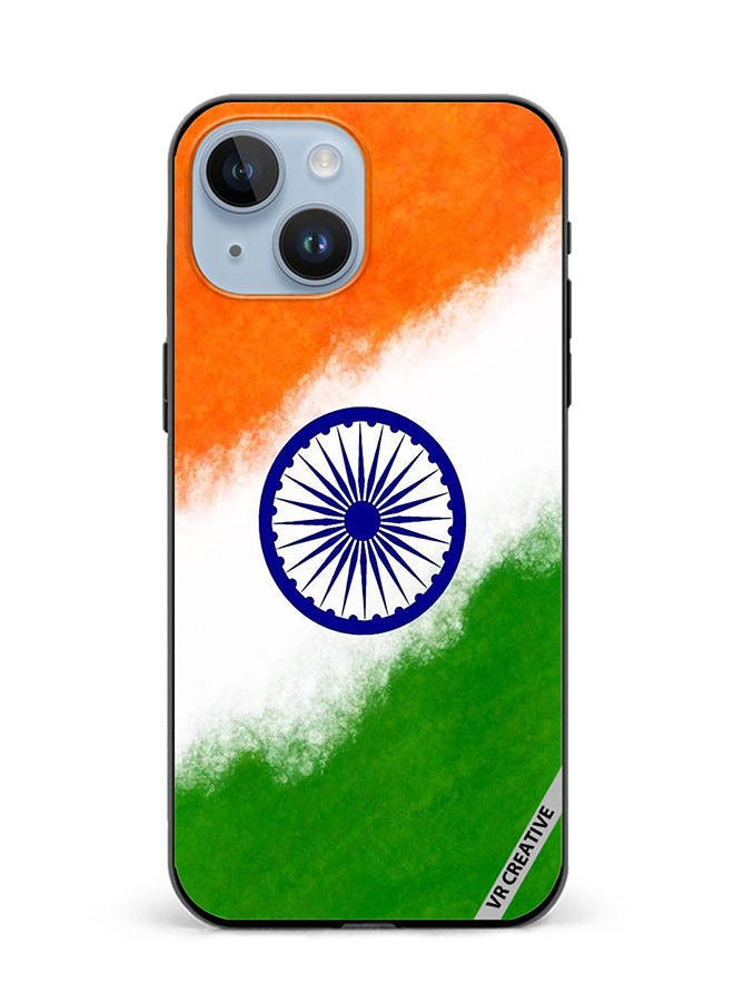 VR CREATIVE Protective Case Cover For Apple iPhone 15 Plus National Flag Design Multicolour - Image 1