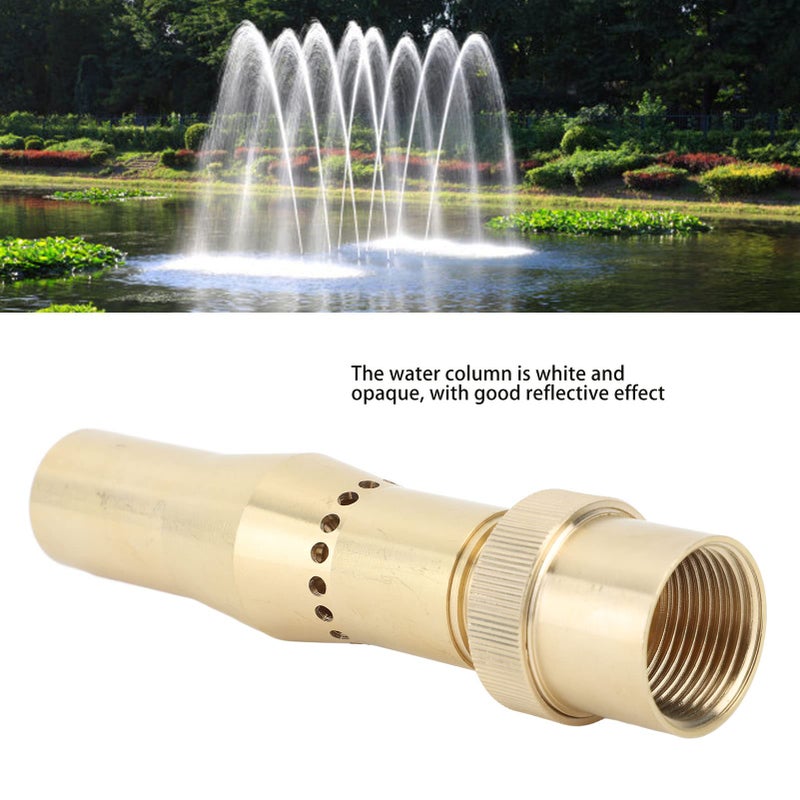 G1 5 Inch Brass Column Sprinkler Head Fountain Nozzle For Garden Pond Water Landscape - Image 3
