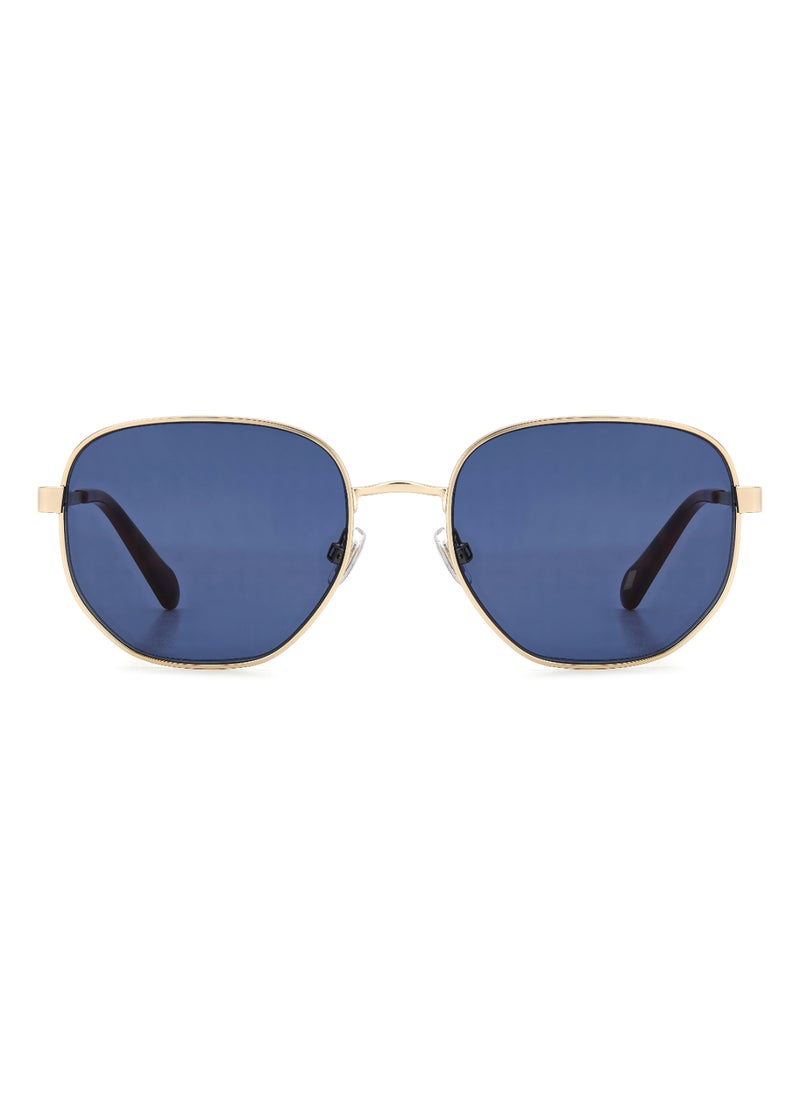 FOSSIL Men's Uv Protection Rectangular Shape Metal Sunglasses Fos 2134/G/S Blue 46 - Lens Size: 45.5 Mm - Mt Light G  - Image 3