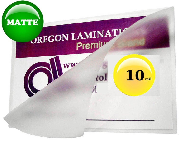 Oregon Lamination Hot Laminating Pouches Letter (Pack of 50) 10 Mil 9 x 11-1/2-inch Matte/Matte - Image 2