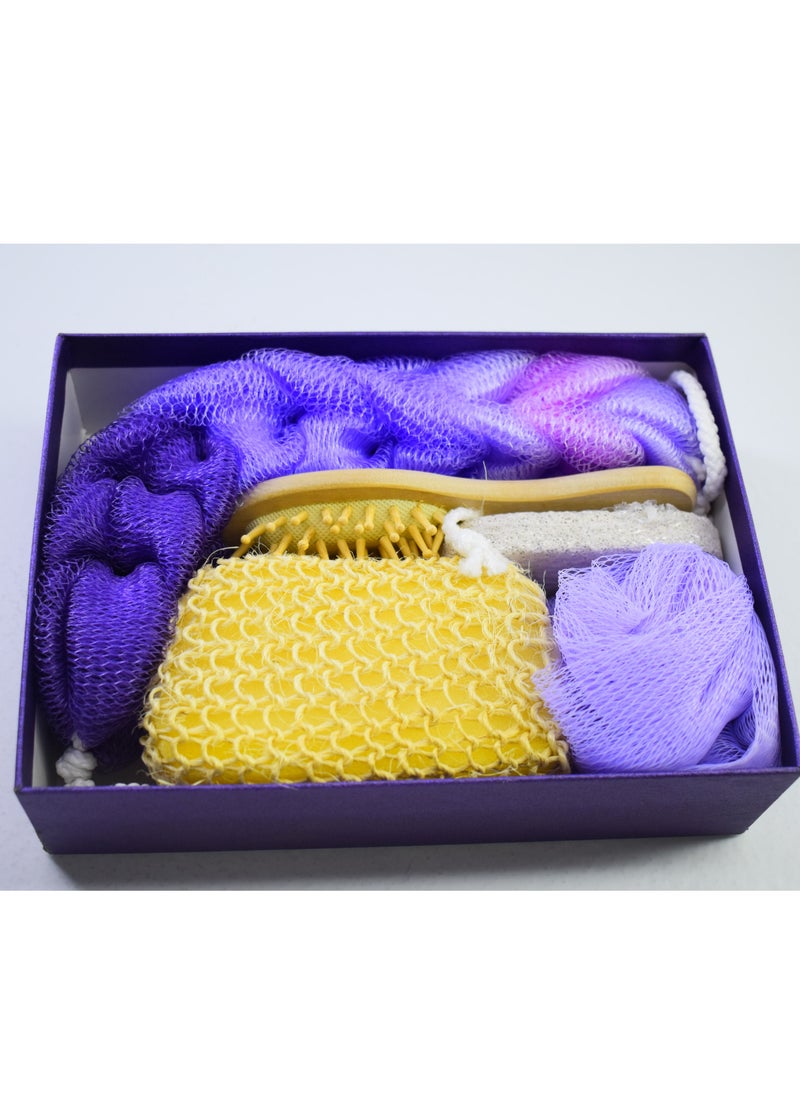 Phoneix - Phoenix Bath Set Purple - Image 1