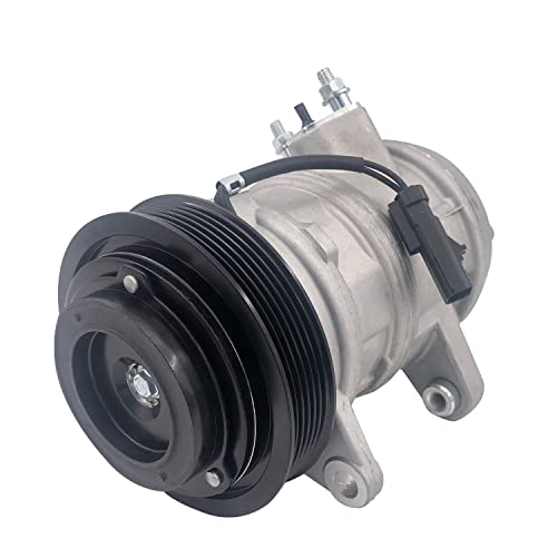 Dearl A/C AC air condition compressor with Clutch V6 3.7L compatible with Dodge 07-08 Nitro/Compatible With Jeep 06-08 Liberty 06 07 08 (2006 2007 2008) - Image 1
