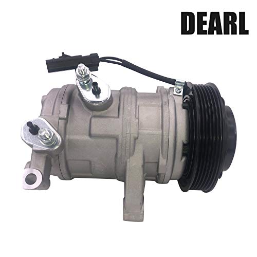 Dearl A/C AC air condition compressor with Clutch V6 3.7L compatible with Dodge 07-08 Nitro/Compatible With Jeep 06-08 Liberty 06 07 08 (2006 2007 2008) - Image 3