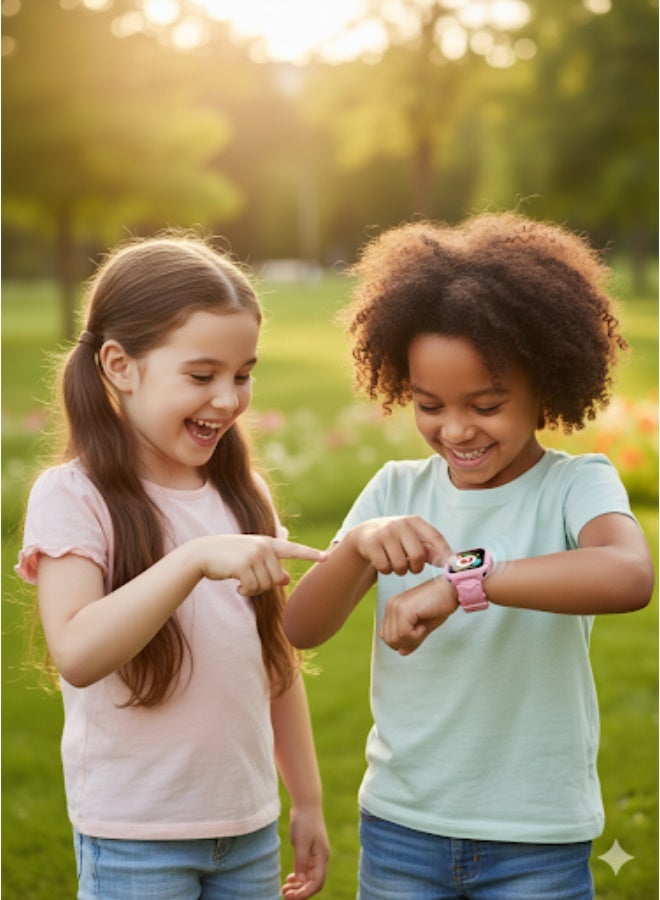 نابي ساعة أطفال ذكية  nabi Z7PLUS مزودة بكاميرا وGPS وشاشة HD مقاومة للماء بمعيار IP67 – لعمر 3 سنوات لاكثر - لون وردي - Image 3