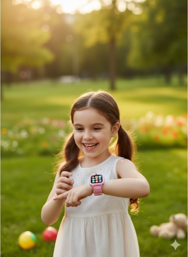 نابي ساعة أطفال ذكية  nabi Z7PLUS مزودة بكاميرا وGPS وشاشة HD مقاومة للماء بمعيار IP67 – لعمر 3 سنوات لاكثر - لون وردي - Image 5