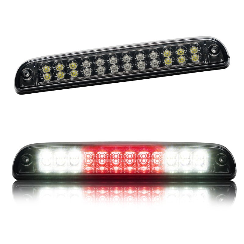 Cxdar 3rd Third Brake Light LED for 1999-2016 Ford F250 F350 F450 F550 Super Duty, 1993-2011 Ford Ranger High Mount Rear Cab Brake Lights Assembly, 99-16 F-250 F-350 F-450 F-550 Cargo Stop Light - Image 1