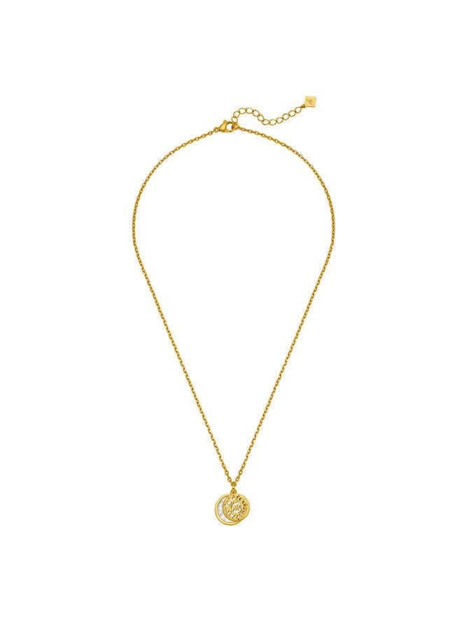 CERRUTI 1881 Nicoletta Gold Plated Stainless Steel Pendant Necklace for Women - Image 1